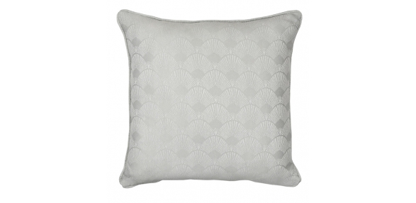 Nouveau Fan Silver - 43x43cm Filled Cushion