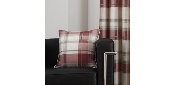 Balmoral Check - Ruby Cushion Cover