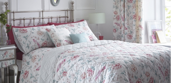 Jade Pink Bedspread