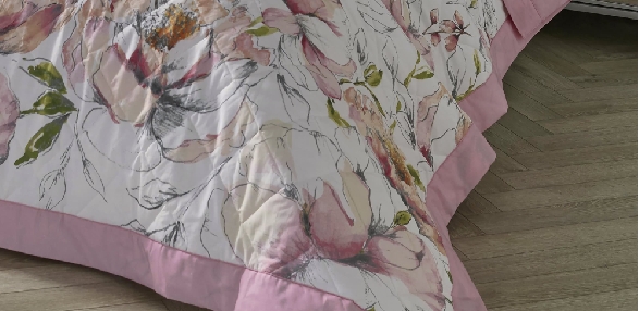 Peony - Pink Bedspread