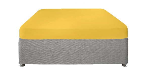 Ochre - 25cm Fitted Sheet