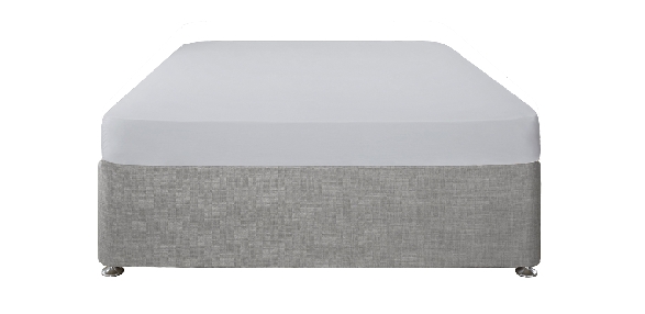 Silver - 25cm Fitted Sheet