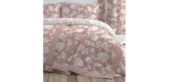 Samana - Coral Bedspread