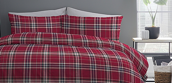 Cosy Check - Red