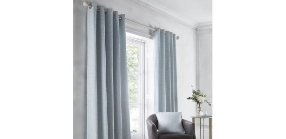 Telford - Duck Egg Eyelet Curtains