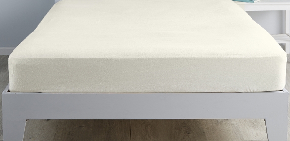 Brushed Fitted Sheets - Cream