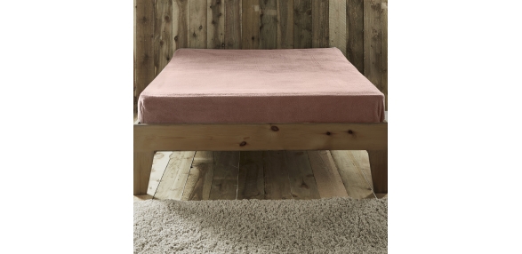 Teddy Fleece Blush Fitted Sheets