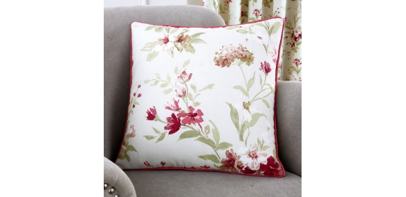 Jeannie Red Cushion Cover