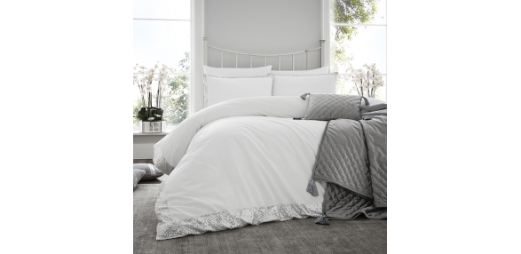 Hepburn - Silver & White