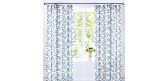 Malton Blue Thermal lined Curtains