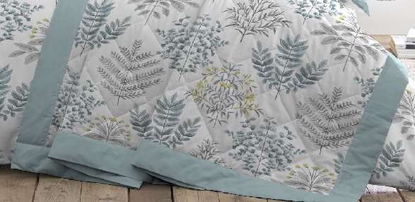 Emily - Duck Egg Bedspread