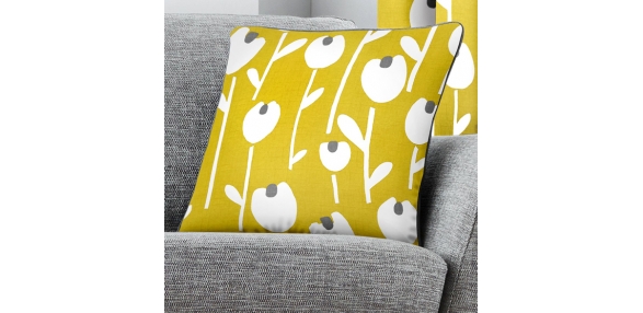 Alabar - Ochre Filled Cushion
