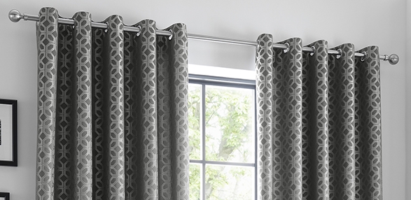 Oriental Squares - Charcoal