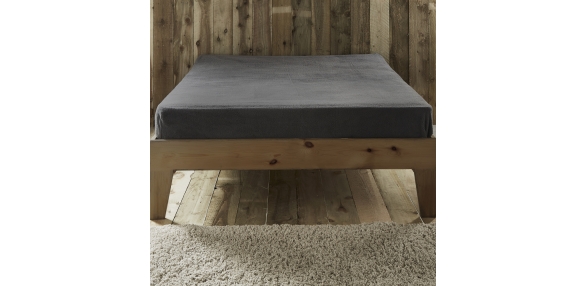 Teddy Fleece Charcoal Fitted Sheets