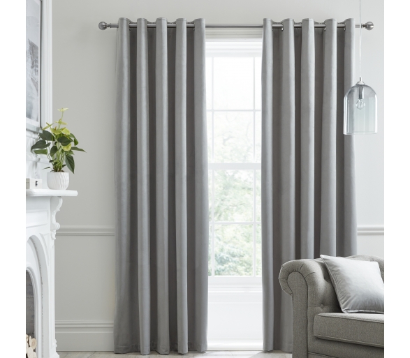 Montrose - Silver Blackout Curtains