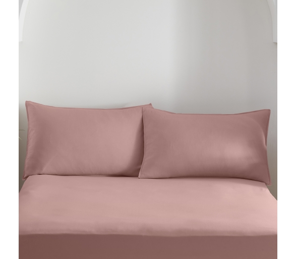 Cassia - Dark Coral Housewife Pillowcases