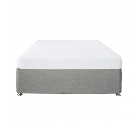 White - 25cm Fitted Sheet