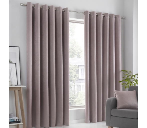 Strata - Blush Dimout Curtains