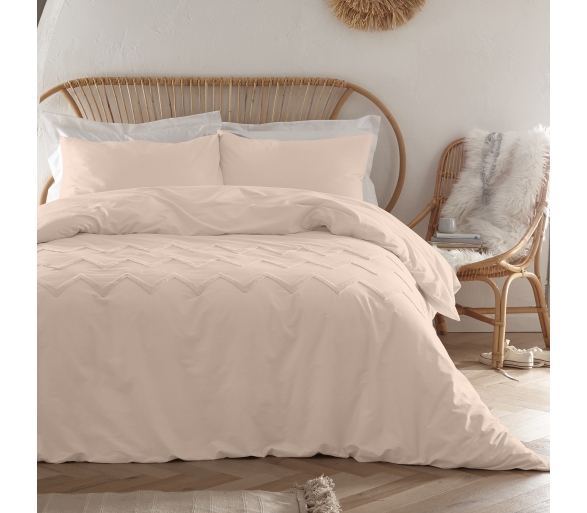 Chevron Tuft - Blush