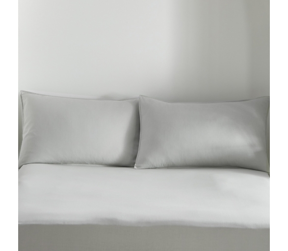 Cassia - Silver Housewife Pillowcases