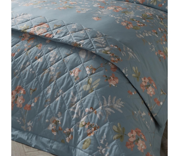 Farah - Duck Egg Bedspread