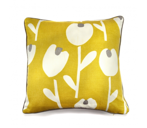 Alabar - Ochre Filled Cushion