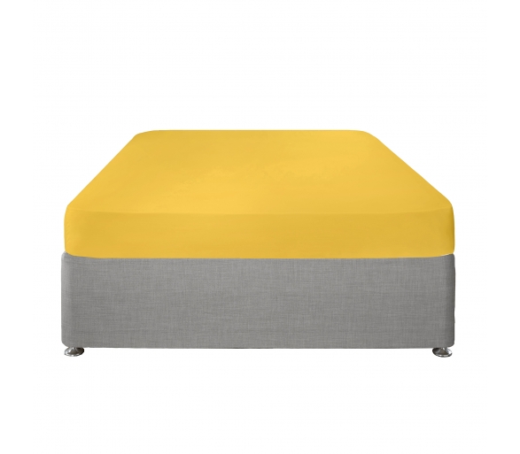 Ochre - 32cm Deep Fitted Sheet