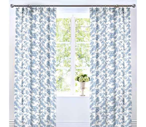 Malton Blue Thermal lined Curtains