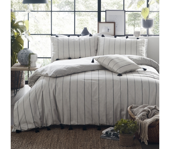 Delta Stripe - Linen Bedding