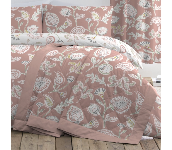 Samana - Coral Bedspread