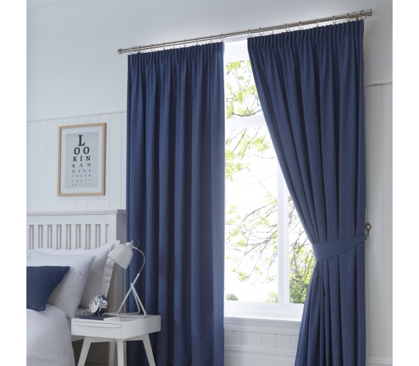 Dijon - Navy Blackout Curtains