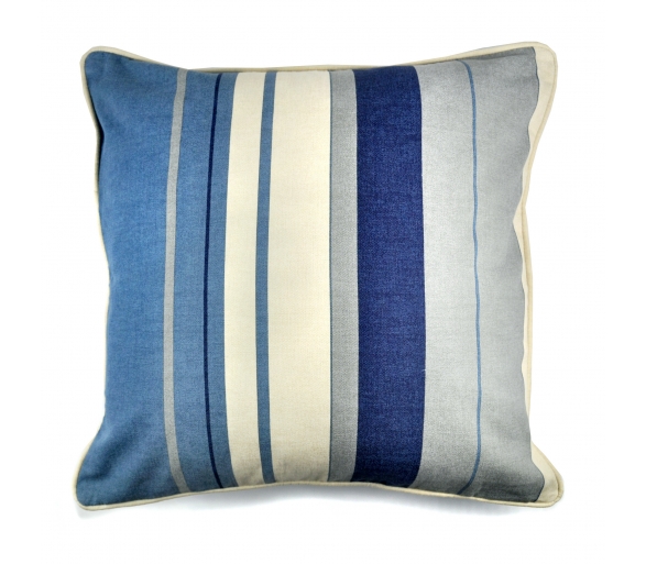Whitworth Stripe - Blue Cushion Cover