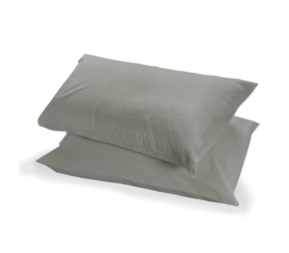 100% Cotton Pair of Housewife Pillowcases - Slate