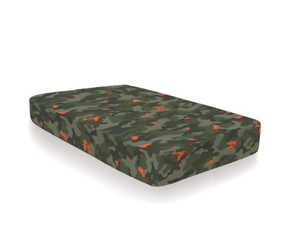 Camouflage - Green Fitted Sheet