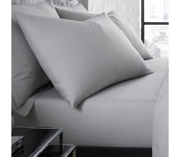 Silver - Housewife Pillowcase (Twin Pack)