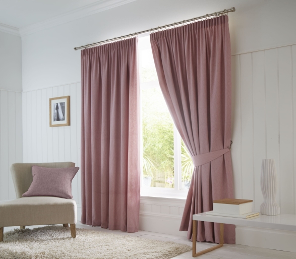 Dijon - Blush Blackout Curtains