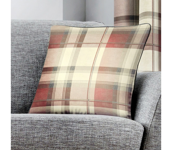Balmoral Check - Blush Cushion Cover