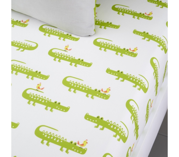 Crocodile Smiles - Fitted Bed Sheets (Twin Pack)