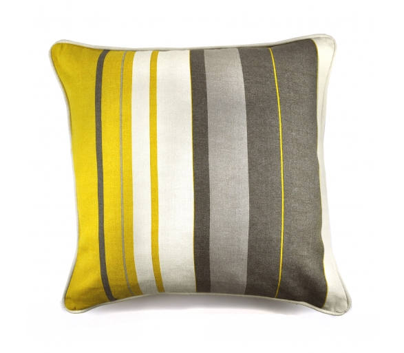 Whitworth Stripe - Ochre Cushion Cover