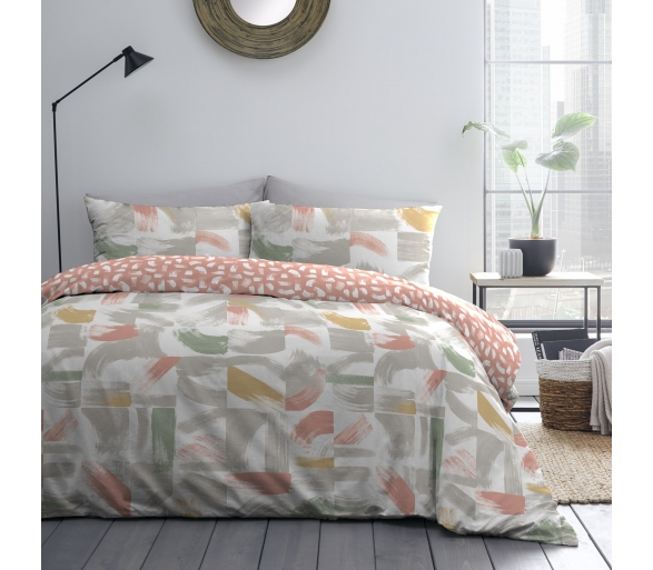 Brushstrokes - Coral