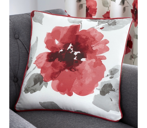 Adriana - Red Cushion Cover