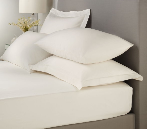Signature Cream White Plain Dye Sheets