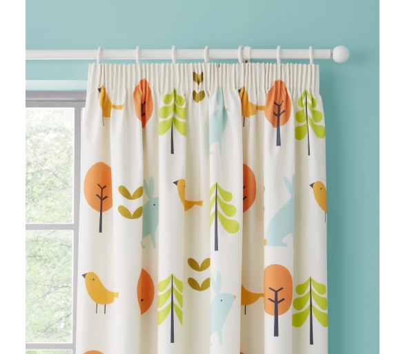 I Spy - Pair of Pencil Pleat Curtains