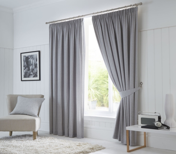 Dijon - Silver Blackout Curtains