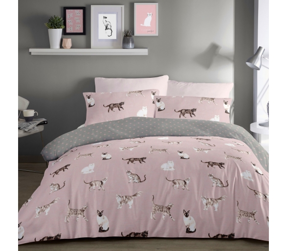 Cats - Blush Bedding