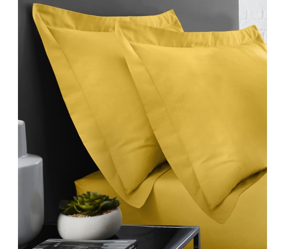 Ochre - Oxford Pillowcase (Twin Pack)