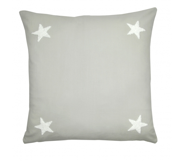 Tufted Star Silver - Cushion Cover