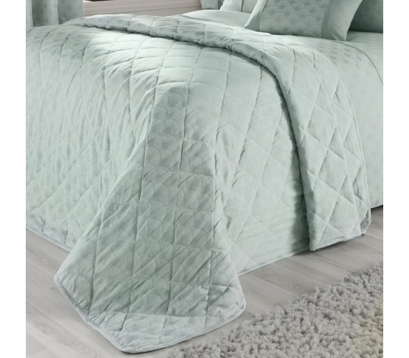 Nouveau Fan Duck Egg - Bedspread