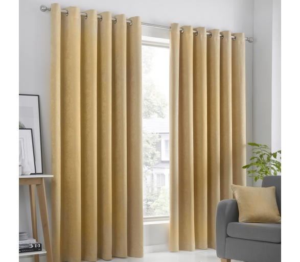 Strata - Ochre Dimout Curtains