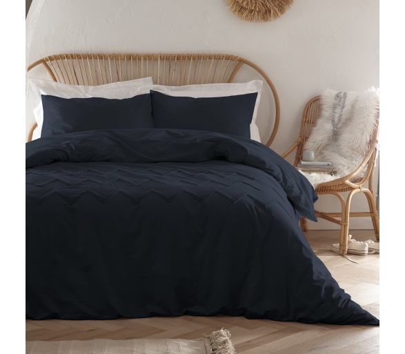 Chevron Tuft - Navy